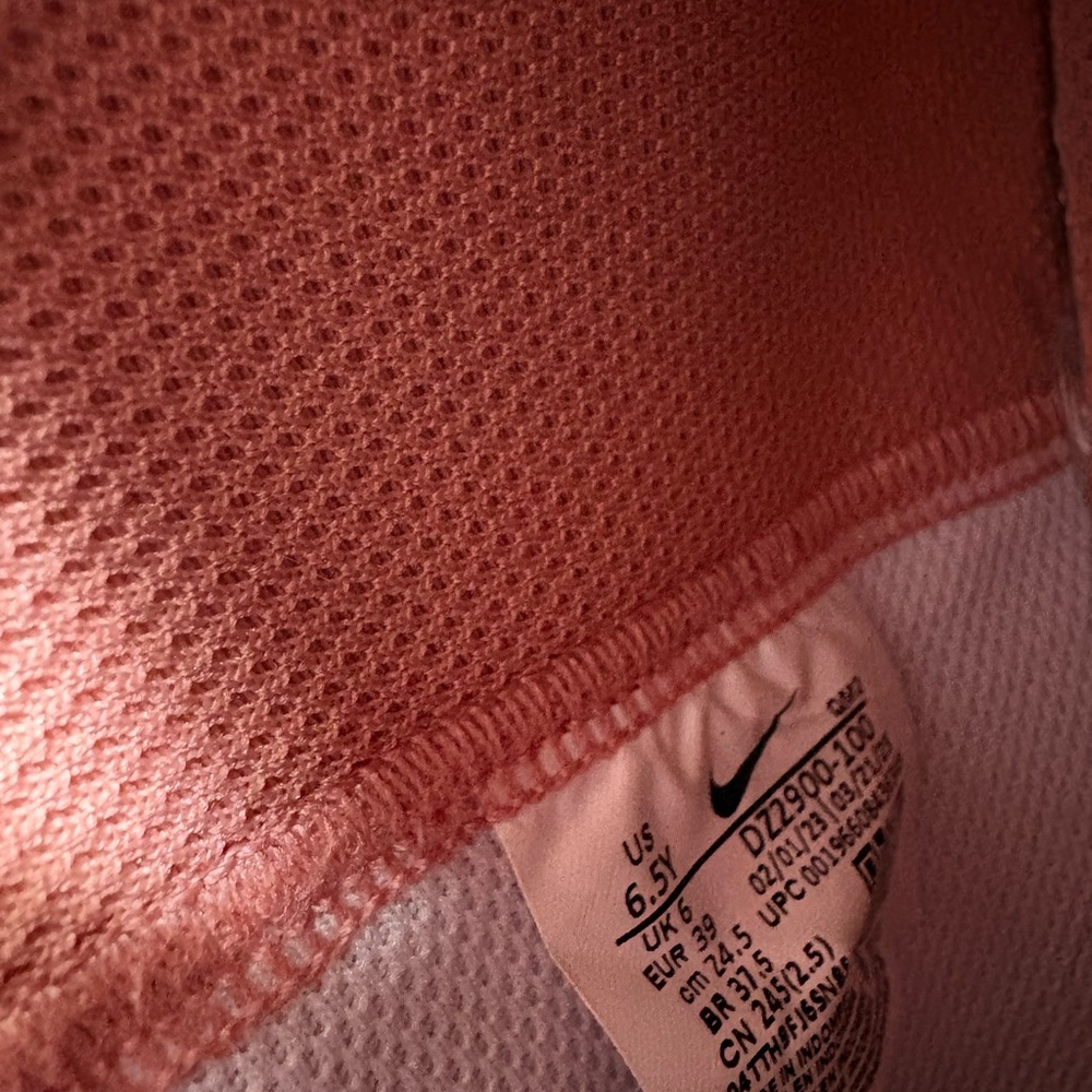 Nike Kids High-Top Sneakers in White, Pink & Tan - Picture 4 of 4